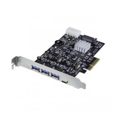 StarTech.com 4-Port USB 3.1 PCIe Card - 3x USB-A and 1x USB-C - 2x Dedicated Channels