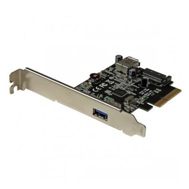 StarTech.com 2-Port USB 3.1 (10Gbps) Card - USB-A, 1x External, 1x Internal - PCIe