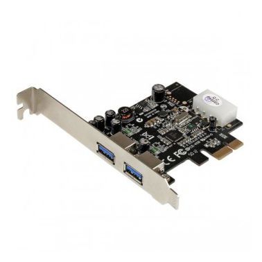 StarTech.com 2 Port PCI Express (PCIe) SuperSpeed USB 3.0 Card Adapter with UASP - LP4 Power