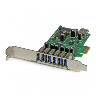 StarTech.com 7-Port PCI Express USB 3.0 Card - Standard and Low-Profile Design