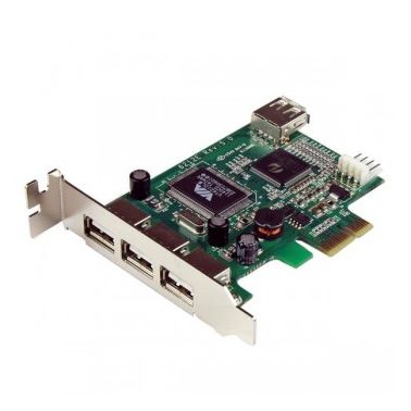 StarTech.com 4 Port PCI Express Low Profile High Speed USB Card