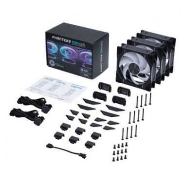 Phanteks D30-120 D-RGB Fan Computer case 12 cm Black 3 pc(s)