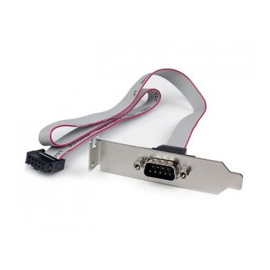 StarTech.com 1 Port 16in DB9 Serial Port Bracket to 10 Pin Header - Low Profile