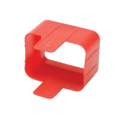 Tripp Lite Plug Lock Connector C20 Power Cord / Lead to C19 Outlet Inserts - Red (Pack of 100)