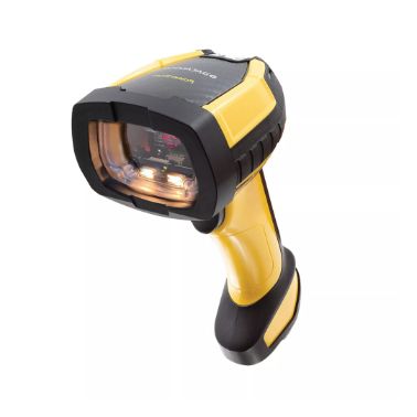 Datalogic PM9600-HP433RB barcode reader Handheld bar code reader 1D/2D Laser Black, Yellow