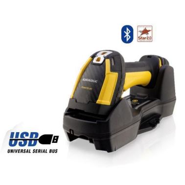 Datalogic PM9600-SR433RBK12 barcode reader Handheld bar code reader 1D/2D Black, Yellow