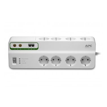 APC PMF83VT-GR surge protector 8 AC outlet(s) 230 V 3 m White