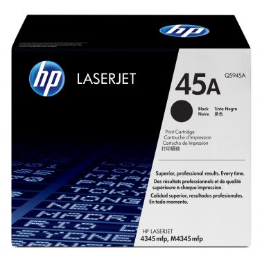 HP Q5945A/45A Toner cartridge black, 18K pages ISO/IEC 19752 for HP LaserJet 4345