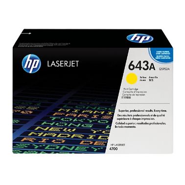 HP 643A toner cartridge Original Yellow