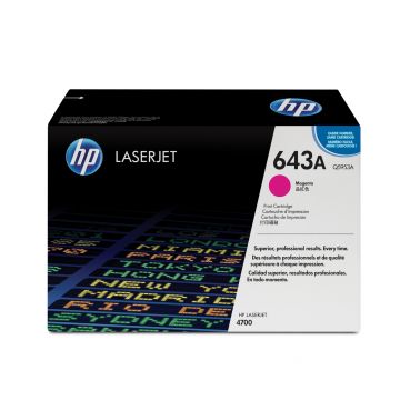 HP Q5953A/643A Toner cartridge magenta, 10K pages/5% for HP Color LaserJet 4700