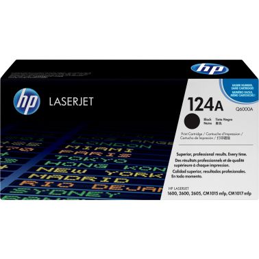 HP Q6000A/124A Toner cartridge black, 2.5K pages/5% for HP Color LaserJet 2600