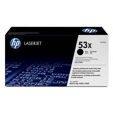 HP Q7553X/53X Toner cartridge black, 7K pages ISO/IEC 19752 for HP LaserJet P 2015