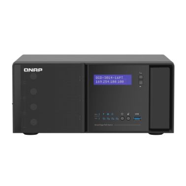 QNAP QGD-3014-16PT-8G network switch Managed Gigabit Ethernet (10/100/1000) Power over Ethernet (PoE