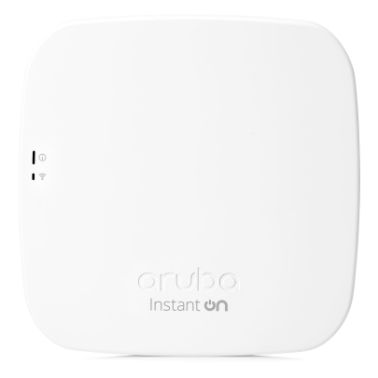 HPE Aruba Instant ON AP12 (US) Indoor AP with DC Power Adapter and Cord (NA) Bundle - Wireless access point - Bluetooth, Wi-Fi - Dual Band - wall / ceiling mountable - with DC Power Adapter, Cord