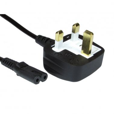 TARGET UK Mains to Figure 8 C7 2m Black OEM Power Cable