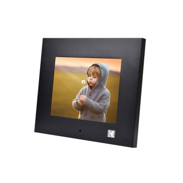 Kodak 1024 x 768 IPS Display 8" Digital Photo Frame Built in 8GB - Ebony Black