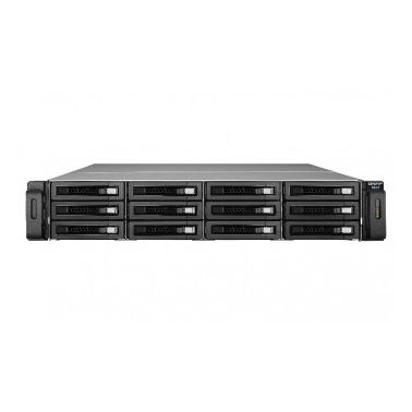 QNAP REXP-1220U-RP disk array Rack (2U) Black