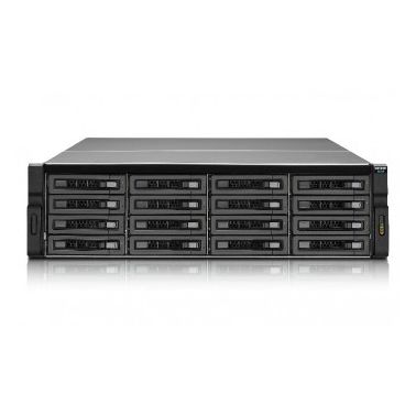 QNAP REXP-1620U-RP disk array Rack (3U) Black