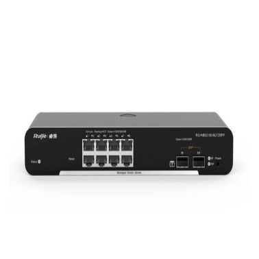 Ruijie RG-NBS3100-8GT2SFP-P Cloud Managed Switch Compatible with Ubiquiti US-8-60W