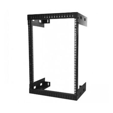 StarTech.com 15U 19" Wall Mount Network Rack - 12" Deep 2 Post Open Frame Server Room Rack for Data/AV/IT/ Communication/Computer Equipment/Patch Panel w/Cage Nuts & Screws 200lb Capacity