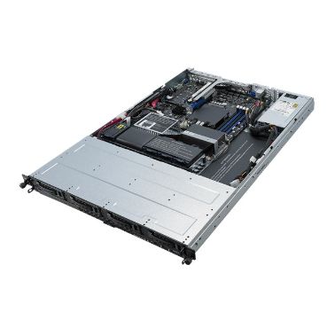 ASUS - Intel Xeon E rack-optimised 1U server designed for storage and networking flexibility RS300-E10-PS