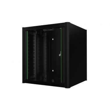 Lanview RWM12U56BL rack cabinet 12U Wall mounted rack Black