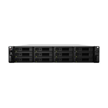 Synology RX1217RP disk array 168 TB Rack (2U) Black, Grey