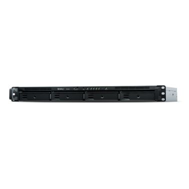 Synology RX418 disk array 40 TB Rack (1U) Black, Grey