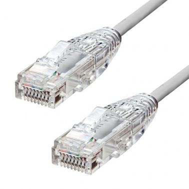 ProXtend Ultra Slim CAT6A U/UTP CU LSZH Ethernet Cable Grey 50CM