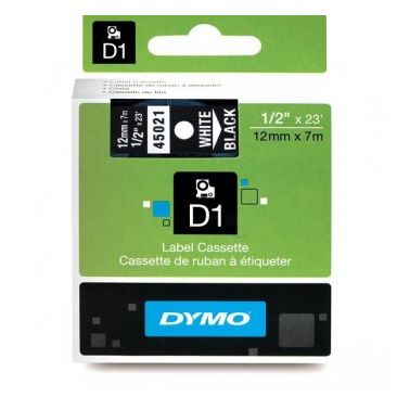 DYMO 45021 (S0720610) DirectLabel-etikettes, 12mm x 7m