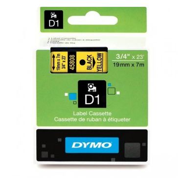 DYMO 45808 (S0720880) DirectLabel-etikettes, 19mm x 7m