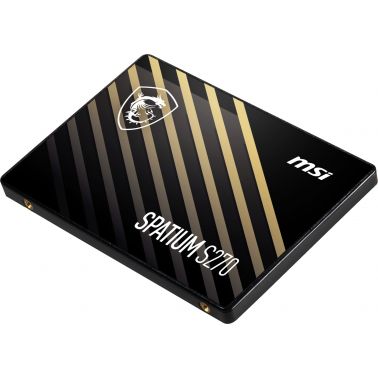 MSI SPATIUM S270 SATA 2.5 480GB internal solid state drive 2.5" Serial ATA III 3D NAND