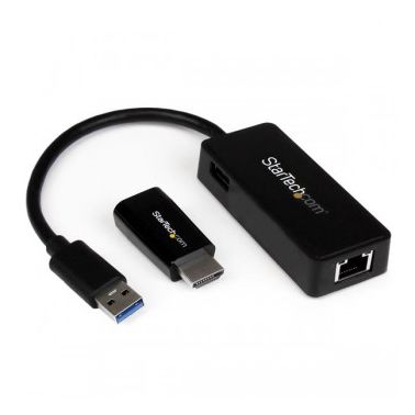 StarTech.com Samsung Chromebook 2 & Series 3 HDMI to VGA and USB 3.0 Gigabit Ethernet Accessory Bundle