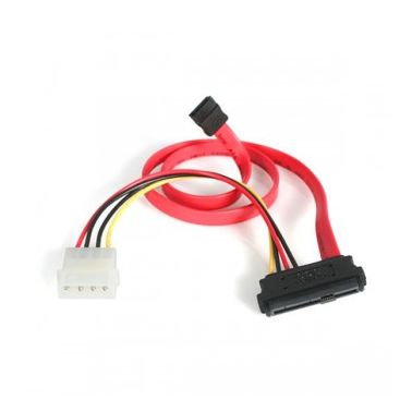 StarTech.com 18in SAS 29 Pin to SATA Cable with LP4 Power