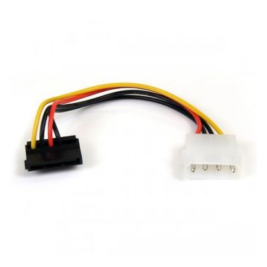 StarTech.com 6in 4 Pin LP4 to Right Angle SATA Power Cable Adapter