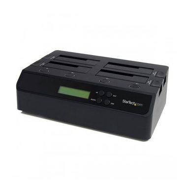 StarTech.com 4 Bay USB 3.0 eSATA to SATA Standalone 1:3 HDD Hard Drive Duplicator Dock