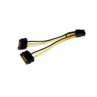 StarTech.com 6in SATA Power to 6 Pin PCI Express Video Card Power Cable Adapter