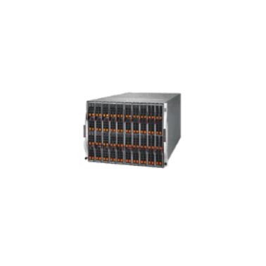 Supermicro 25G enclosure with four 2200W Titanium (96% efficiency) power supplies + 4 cooling fans