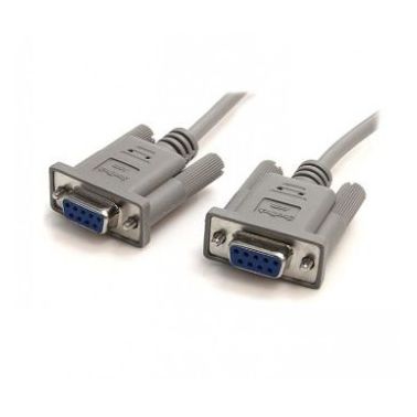 StarTech.com 10 ft DB9 RS232 Serial Null Modem Cable F/F