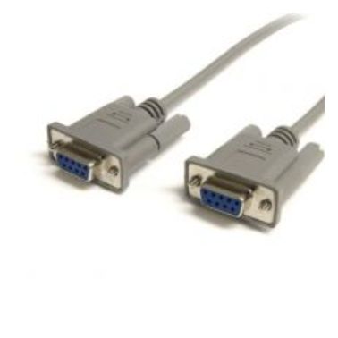 StarTech.com 25 ft Cross Wired DB9 Serial Null Modem Cable - F/F