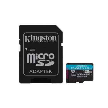 Kingston Technology Canvas Go! Plus memory card 128 GB MicroSD Class 10 UHS-I