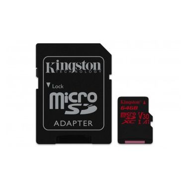 Kingston Technology Canvas React memory card 64 GB MicroSDXC Class 10 UHS-I