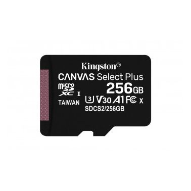 Kingston Technology Canvas Select Plus memory card 256 GB MicroSDXC Class 10 UHS-I