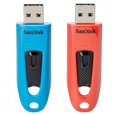 SanDisk Ultra USB flash drive 64 GB USB Type-A 3.2 Gen 1 (3.1 Gen 1) Blue, Red