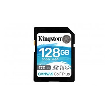 Kingston Technology Canvas Go! Plus memory card 128 GB SD Class 10 UHS-I