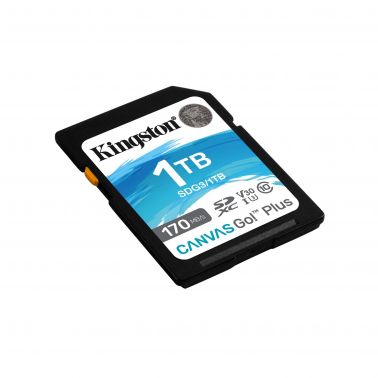 Kingston Technology 1TB SDXC Canvas Go Plus 170R C10 UHS-I U3 V30