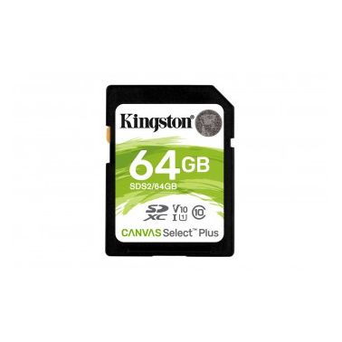 Kingston Technology Canvas Select Plus memory card 64 GB SDXC Class 10 UHS-I