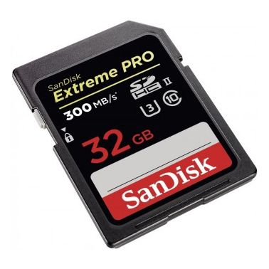 Sandisk Extreme PRO, 32 GB memory card SDHC Class 10 UHS-II