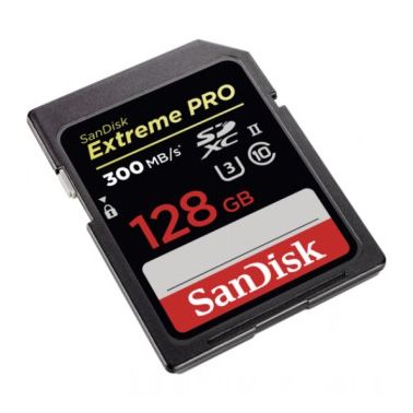 Sandisk Extreme PRO, 128 GB memory card SDXC Class 10 UHS-II