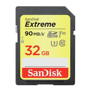 Sandisk Extreme memory card 32 GB SDHC Class 10 UHS-I